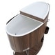 preview thumbnail 22 of 21, Permasteel Wood Grain Oval Shape Patio Cooler