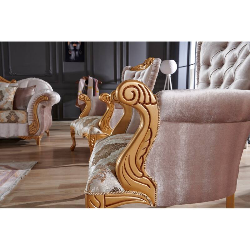 Dorena 4 Pieces Living Room Sets 2 Sofa 2 Chair