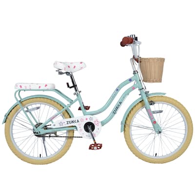 Multiple Colors,Girls Bike With Basket For 7-10 Years Old Kids,20 Inch Wheel,No Training Wheels Included