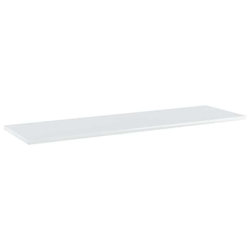 vidaXL Bookshelf Boards 8 pcs High Gloss White 39.4"x11.8"x0.6" Chipboard