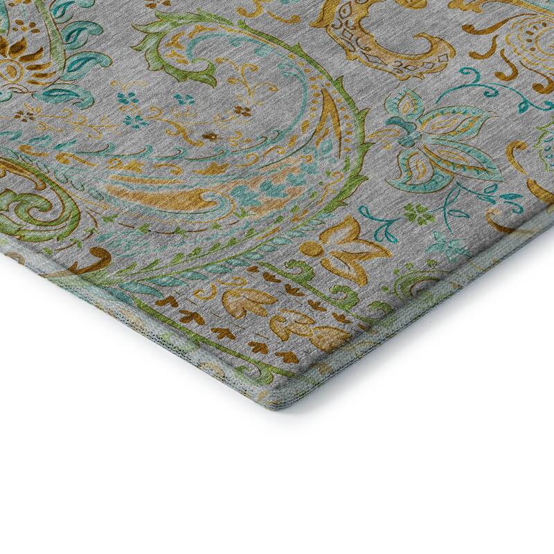 Premium Washable Super Soft Traditional Paisley Mayfield Rug