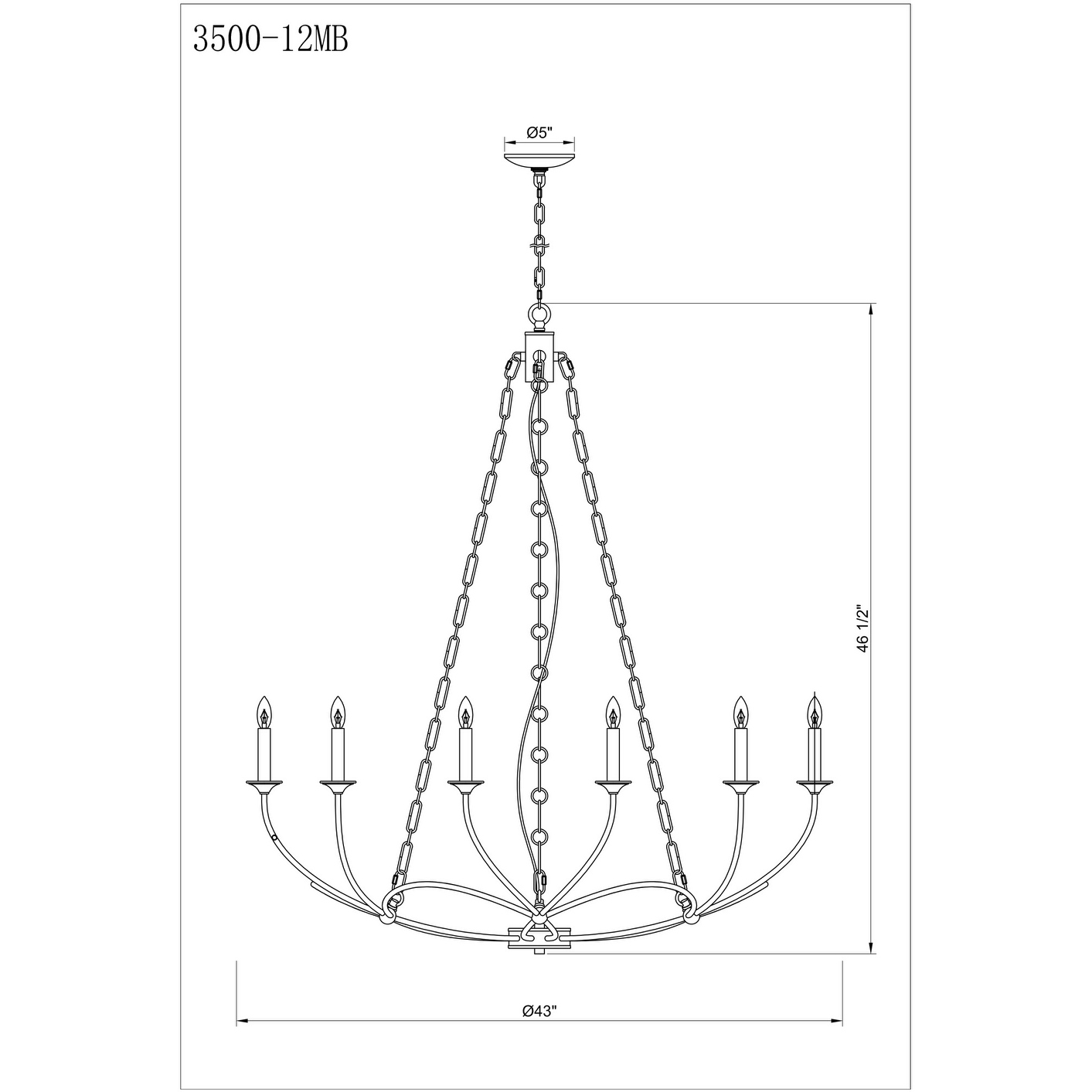 Z-Lite 3500-12 Arabella 12 Light 43
