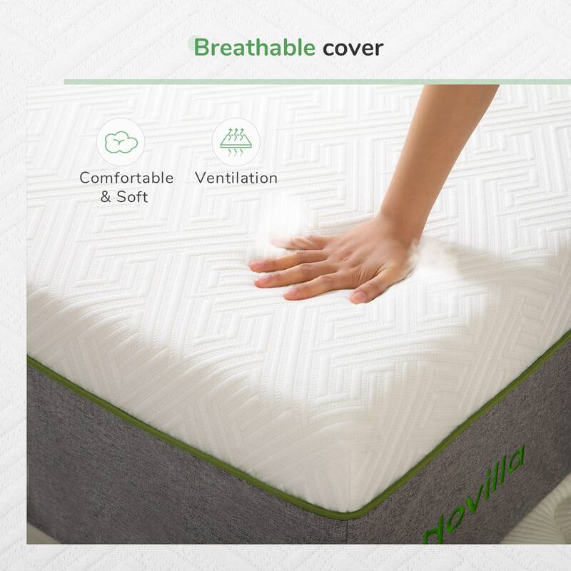 Novilla 12-inch Medium Comfort Gel Memory Foam Mattress