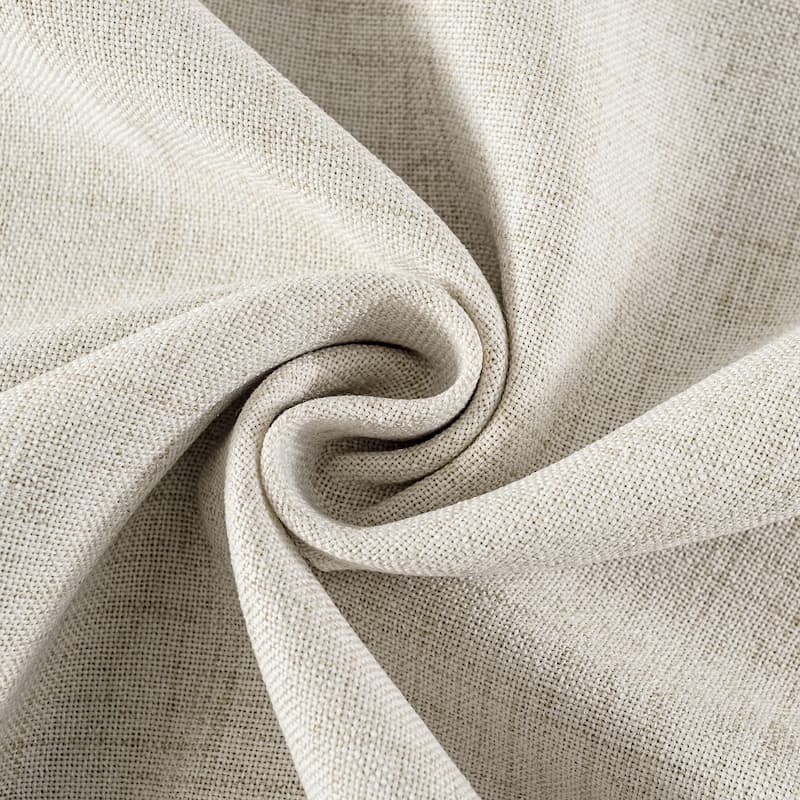 DriftAway Twist Tab Linen Textured Lined Blackout Solid Curtains 2 Panels