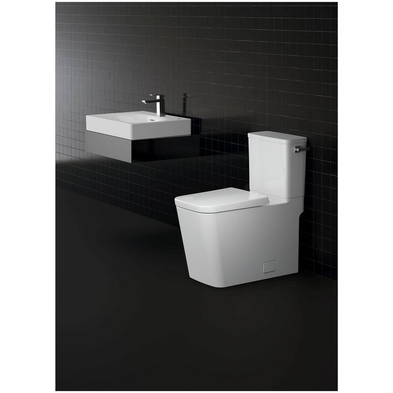 Grohe Eurocube 1.28 GPF Two Piece Elongated Chair Height Toilet with