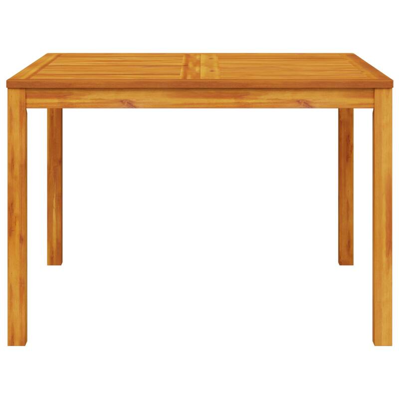 vidaXL Outdoor Dining Set Set of 3 Brown Solid Acacia Wood 2-Seater - 43.3 x 43.3 x 29.5