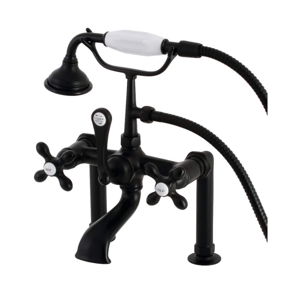 Kingston Brass Aqua Vintage Deck Mounted Clawfoot Tub Filler with