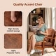preview thumbnail 5 of 8, EROMMY Mid Century Modern Accent Chair, Upholstered Lounge Armchair with Solid Wood Frame and Cushion for Living Room