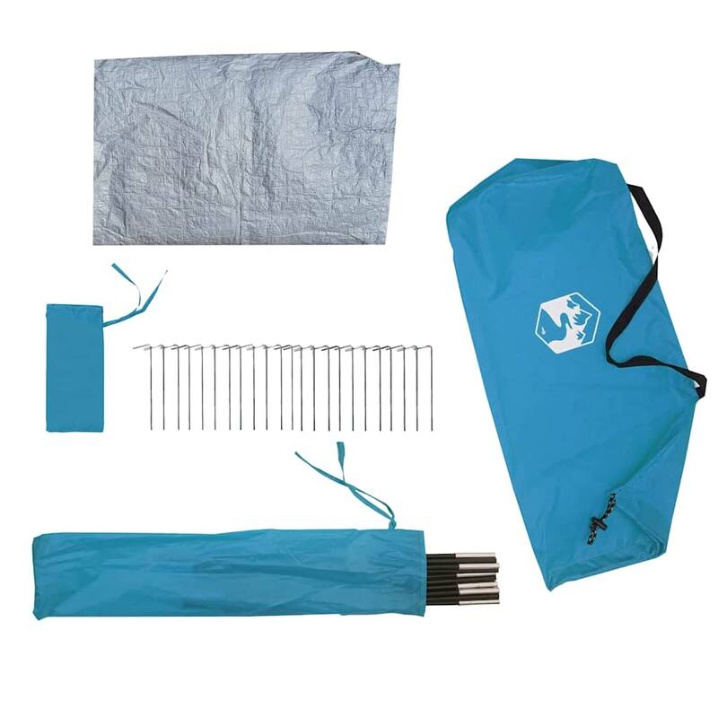 vidaXL Camping Tent Tipi 4-Person Waterproof