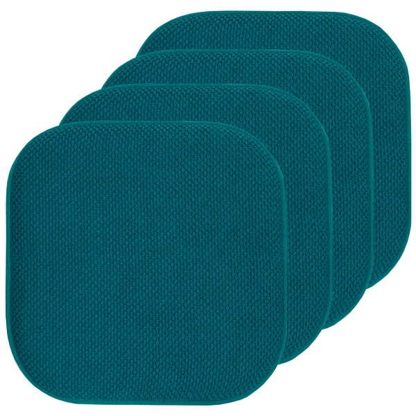 16 in. Square Non slip Memory Foam Seat Cushions 2 OR 4 16 X