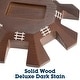 preview thumbnail 6 of 4, Mexican Train Wood Hub - Multi - 7.5x6.5x1.5 in.