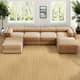 Option 4 Seater with 2 Ottoman Camel