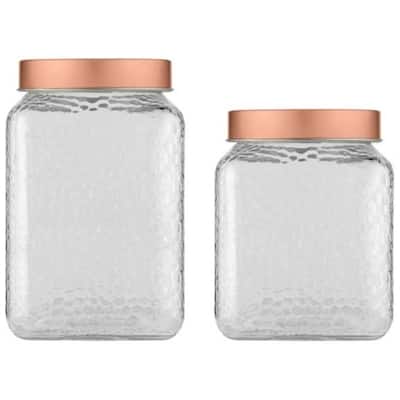 Amici Home Sierra Glass Canister Container Storage Jar