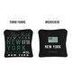 preview thumbnail 2 of 2, New York Football Black Dual Sided Cornhole Bags