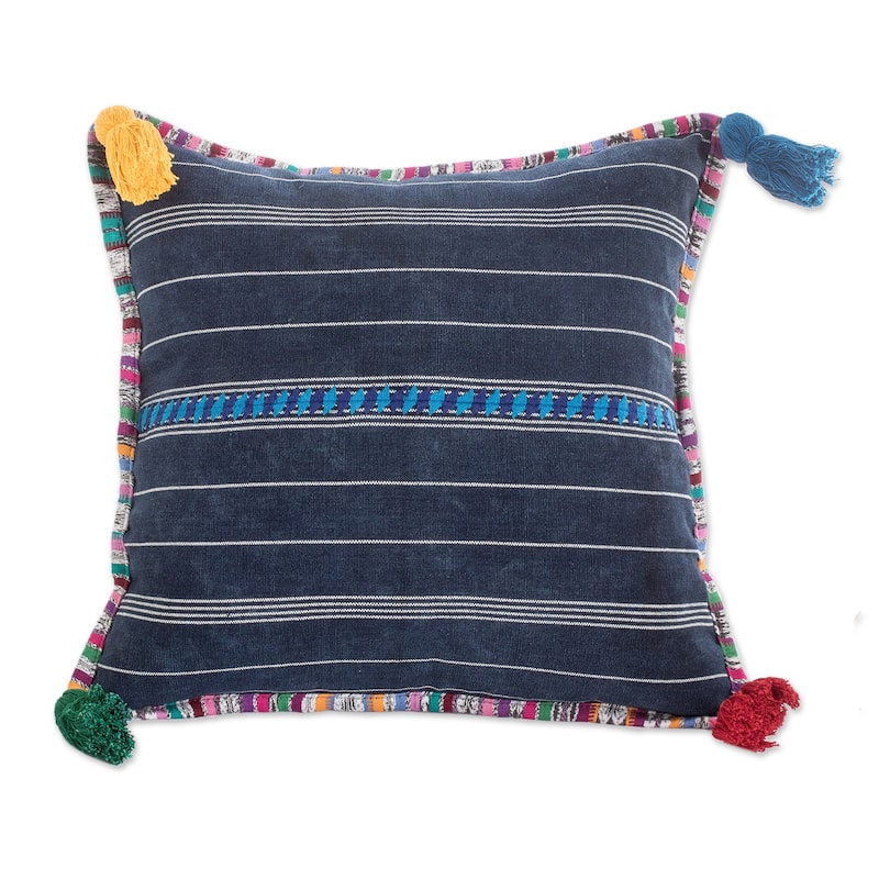 Novica Handmade Land Of Traditions Cotton Cushion Cover