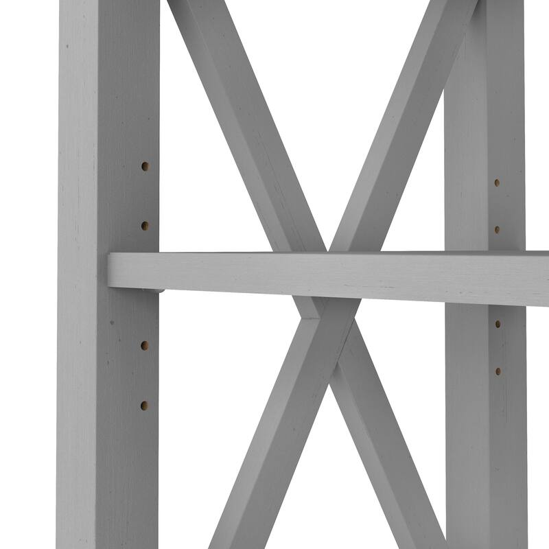 Bush Furniture Key West 6 Cube Bookcase with Adjustable Shelves
