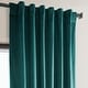 preview thumbnail 142 of 140, Exclusive Fabrics Heritage Plush Velvet Room Darkening Curtain (1 Panel) - Luxurious Single Drapery for Enhanced Room Darkening