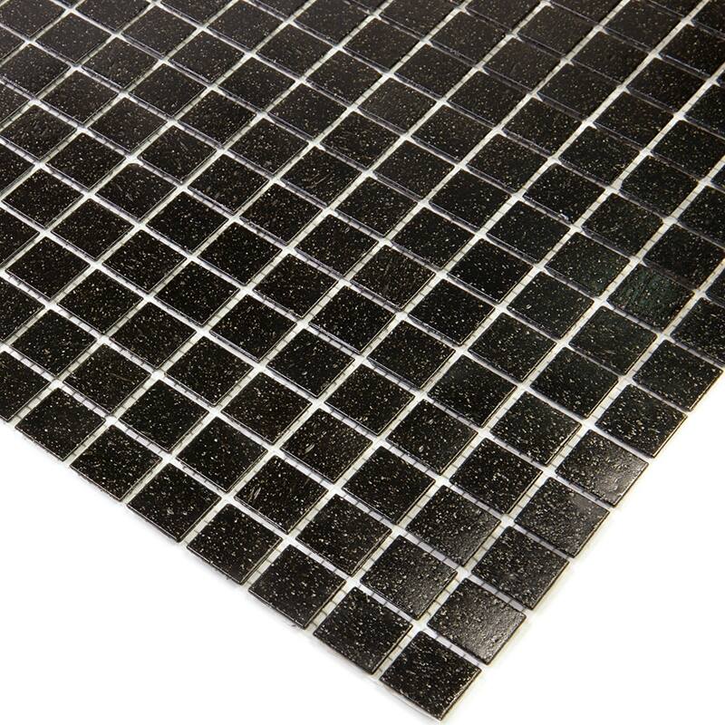 Apollo tile 12" x 12" Dune Glossy Dark Brown Glass Tile (20 sq ft/case) - 20 Pack