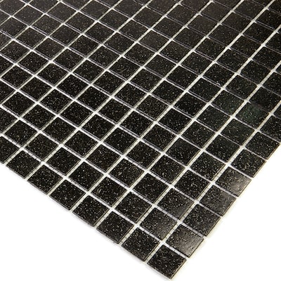 Apollo tile 12" x 12" Dune Glossy Dark Brown Glass Tile (20 sq ft/case) - 20 Pack