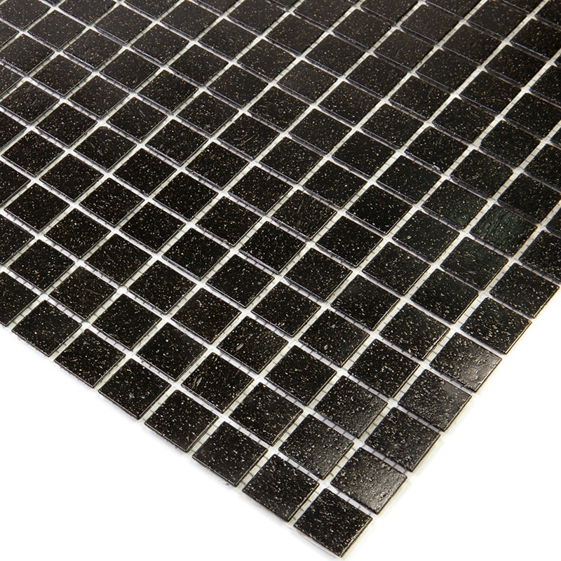 Apollo tile 12" x 12" Dune Glossy Dark Brown Glass Tile (20 sq ft/case) - 20 Pack
