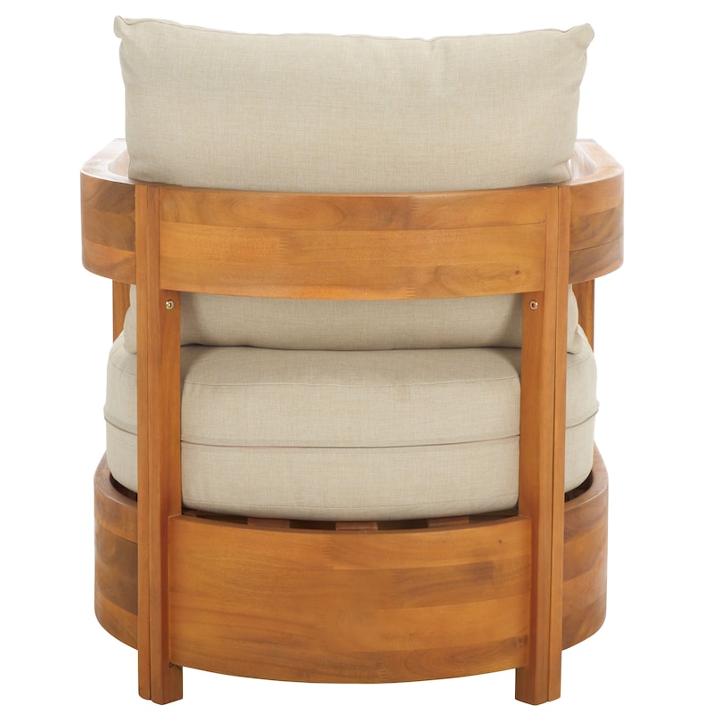 SAFAVIEH Outdoor Living Kento Armchair (Set of 2) - 27"W x 29"D x 25"H