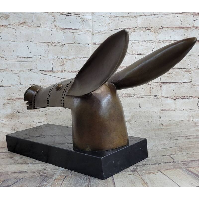 Pablo Pico Donkey Bronze Statue Sculpture Figure On Marble Base 10 Inches X 18 Inches