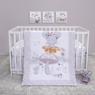 Dancing Mouse 4 Piece Crib Bedding Set