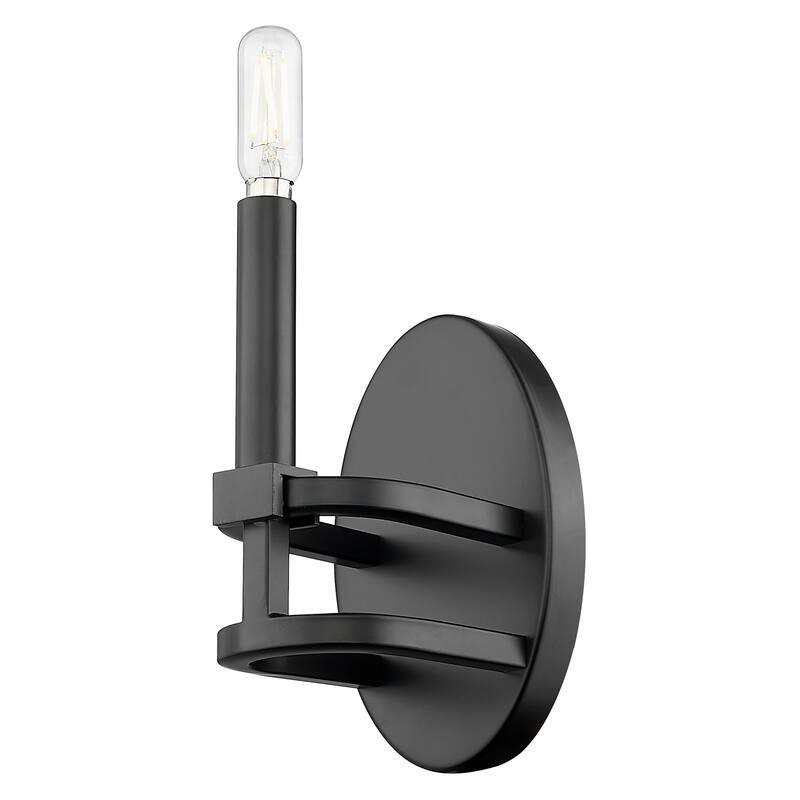 Innovations Lighting 449-1W Lexington 8" Tall Wall Sconce - Matte Black