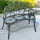 preview thumbnail 1 of 13, Aluminum Patio Outdoor Garden Bench Chair Loveseat Cast