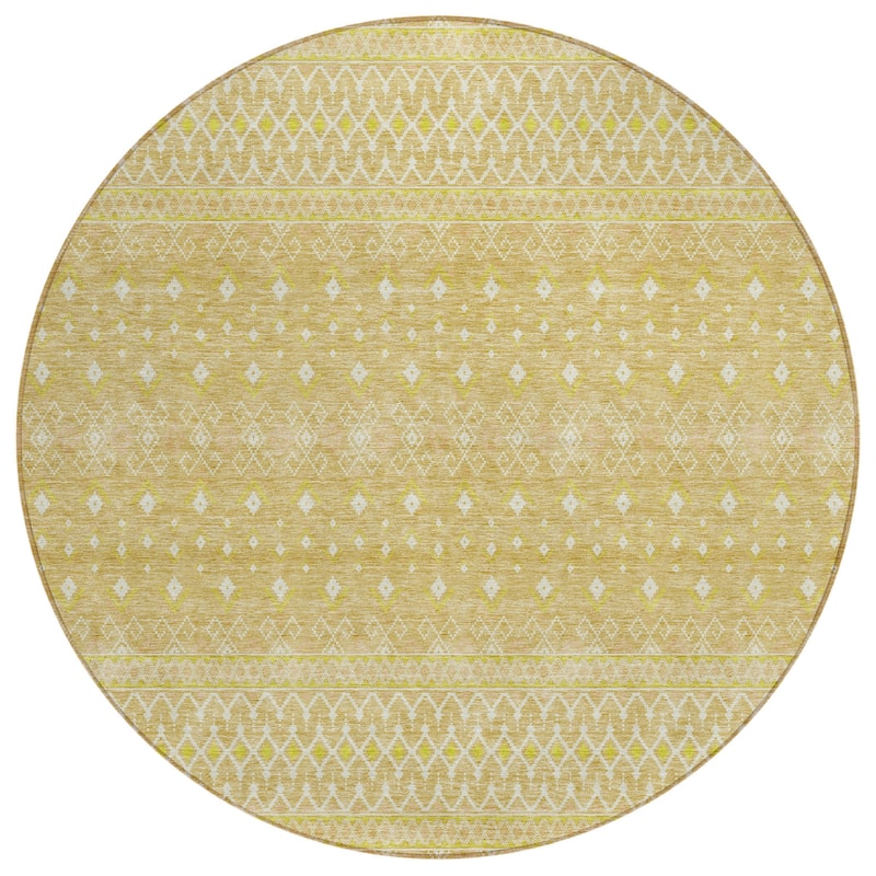 HomeRoots Tribal Transitional Rectangle Outdoor Rug