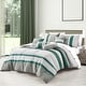 preview thumbnail 1 of 3, Wellco Bedding Comforter Set Bed In A Bag - 7 Piece Luxury Bedding Sets - Oversized Bedroom Comforters, Green Green - King