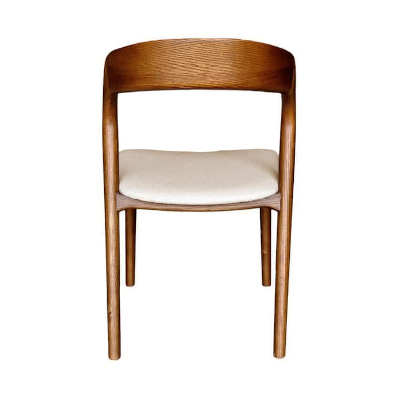 Java Ash Wood Upholstered Dining Chair (Set of 2)