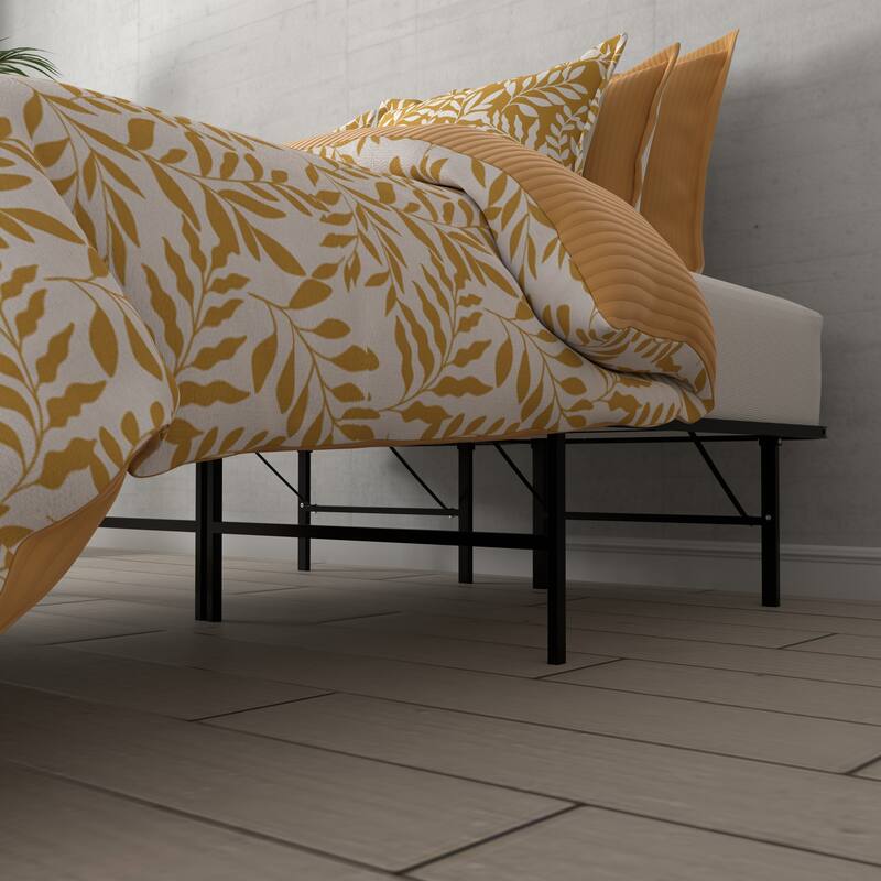 Full Steel Black Platform Foundation with Tool-Free Assembly