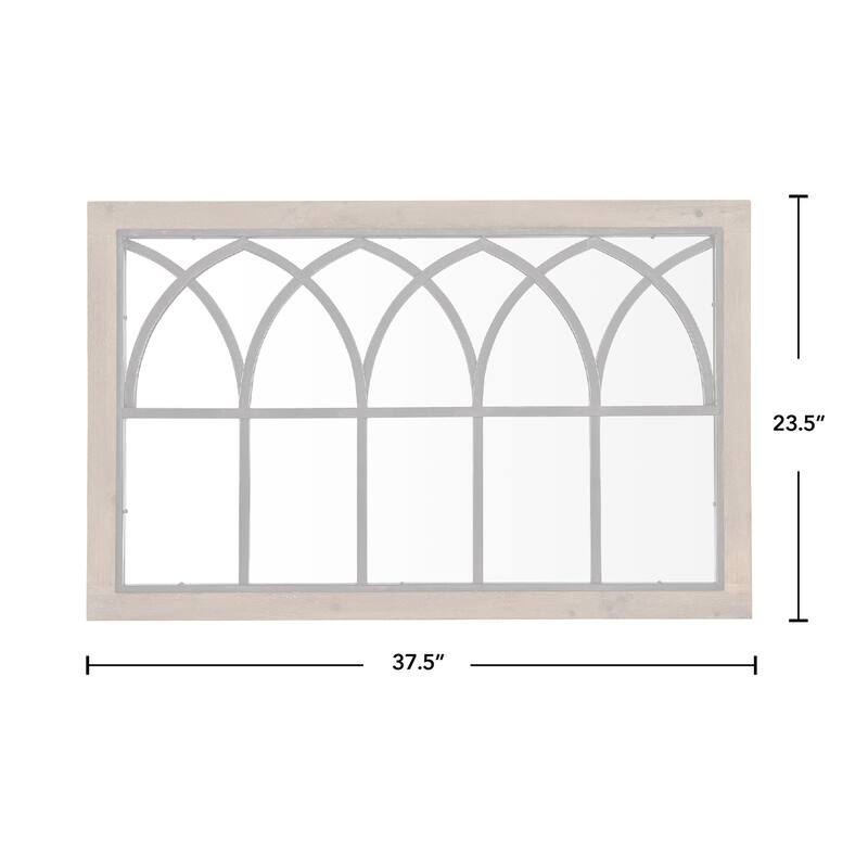 FirsTime & Co. Brown Grand Haven Arch Mirror, Wood