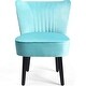 preview thumbnail 19 of 31, Costway Set of 2 Armless Accent Chair Upholstered Leisure Chair Single - 23'' x 27.5'' x 30''