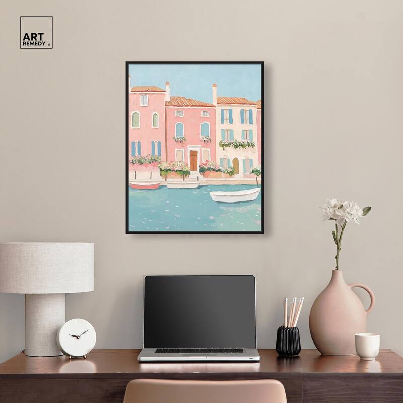 Adrift in Venice Canvas by Art Remedy