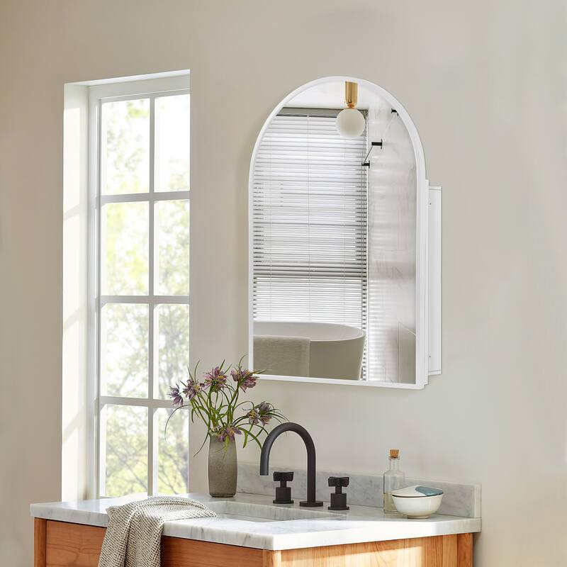 Multifunctional Wall-Mounted Mirrored Cabinet