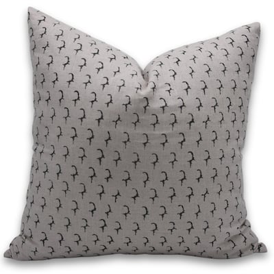 Fabdivine Linen Bohemian Block print pillow Cover
