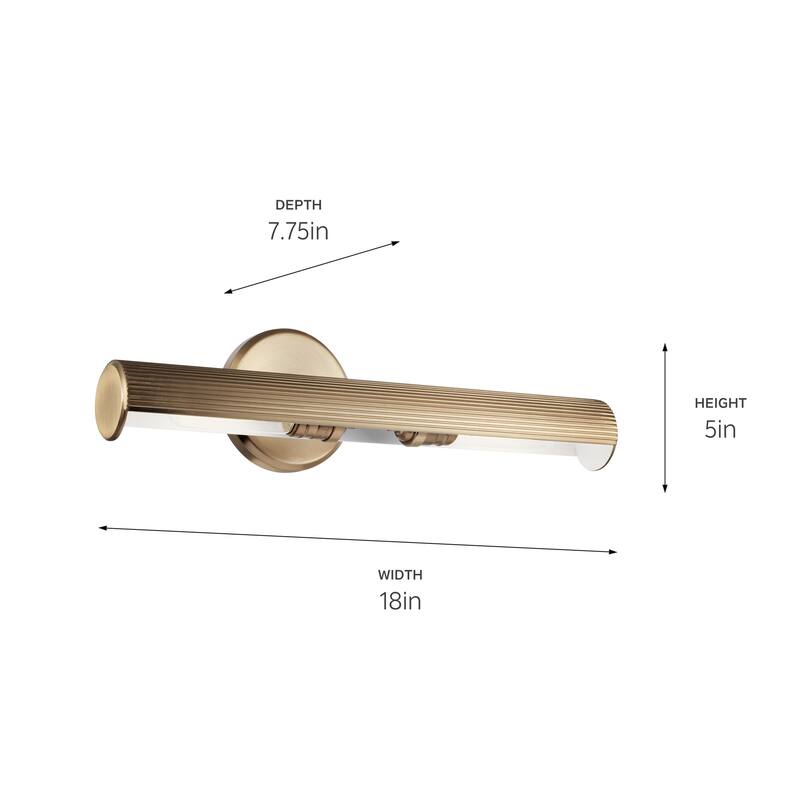 Midi 18 in. 2-Light LED Picture Light with Adjustable Arm