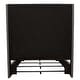 preview thumbnail 24 of 24, Camille Transitional Upholstered Panel Bed Grey