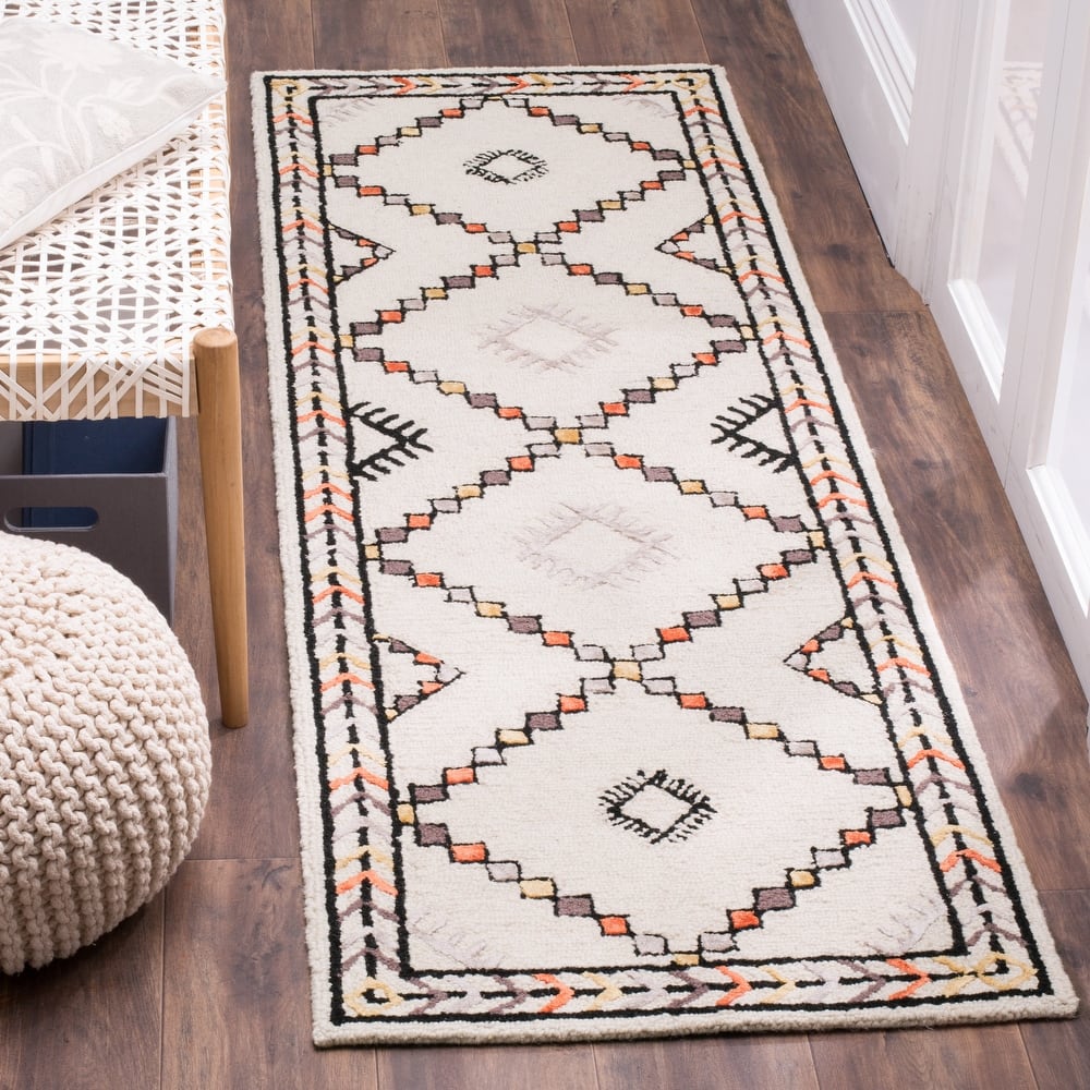 SAFAVIEH Handmade Bellagio Sarolta Trellis Wool Rug