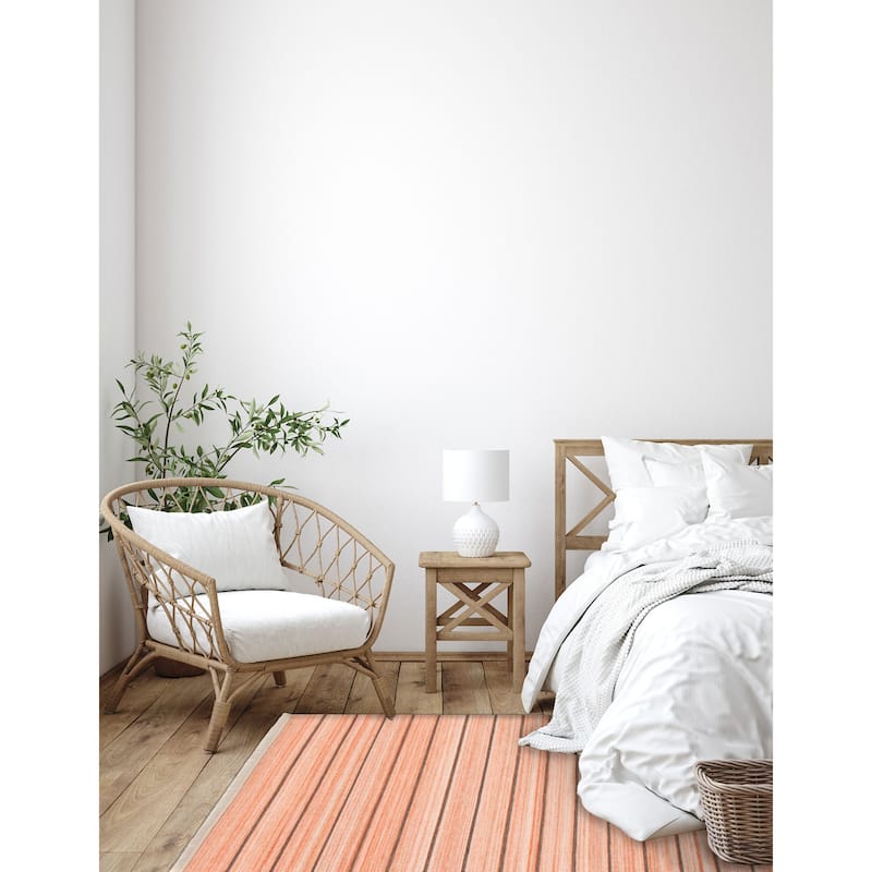 Boho Copper Kilim 5'0" x 8'2" - 5'0 x 8'2