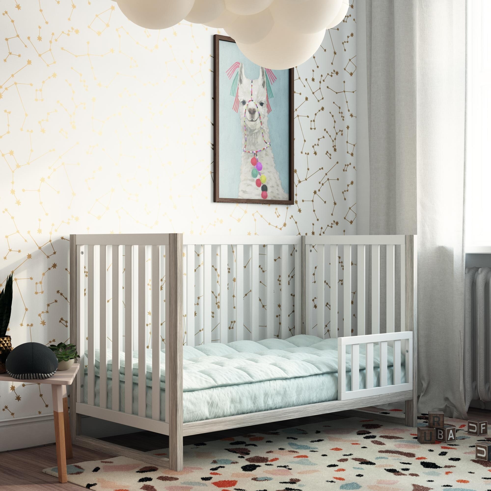 組立不要【手渡し】 白 リリワゴン2 baby crib cot bed リリワゴンⅡ yamatoya 大和屋 ベビーベッドのレンタル