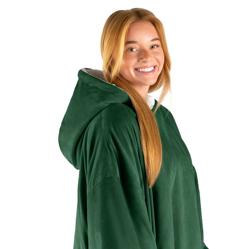 Bare Homey B-Cozy Oversized Sherpa Wearable Blanket