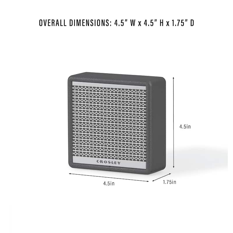 Crosley Montero Mini Portable Bluetooth Speaker In Black