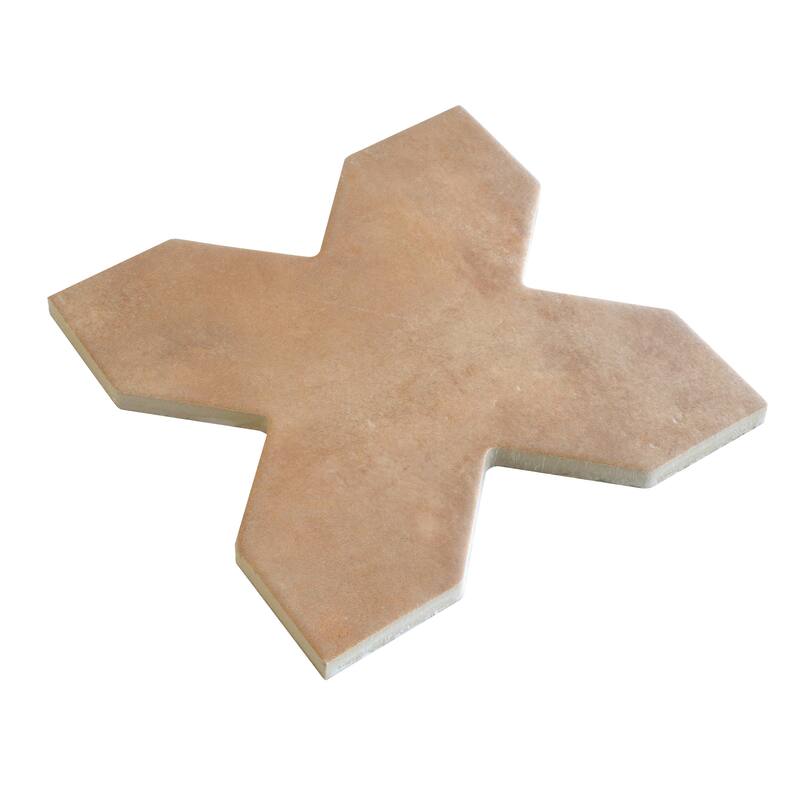 Apollo tile 7" x 7" Terralis Matte Terracotta Porcelain Tile (5.6 sq ft/case) - 16 Pack