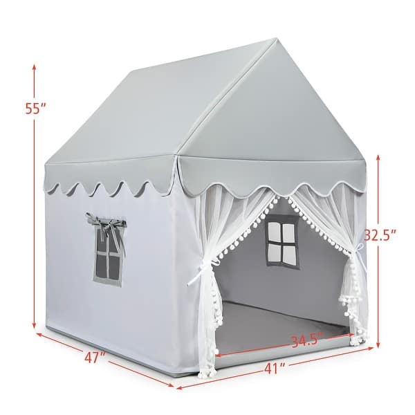 Costway Kids Play Tent Large Playhouse Children Play Castle Fairy