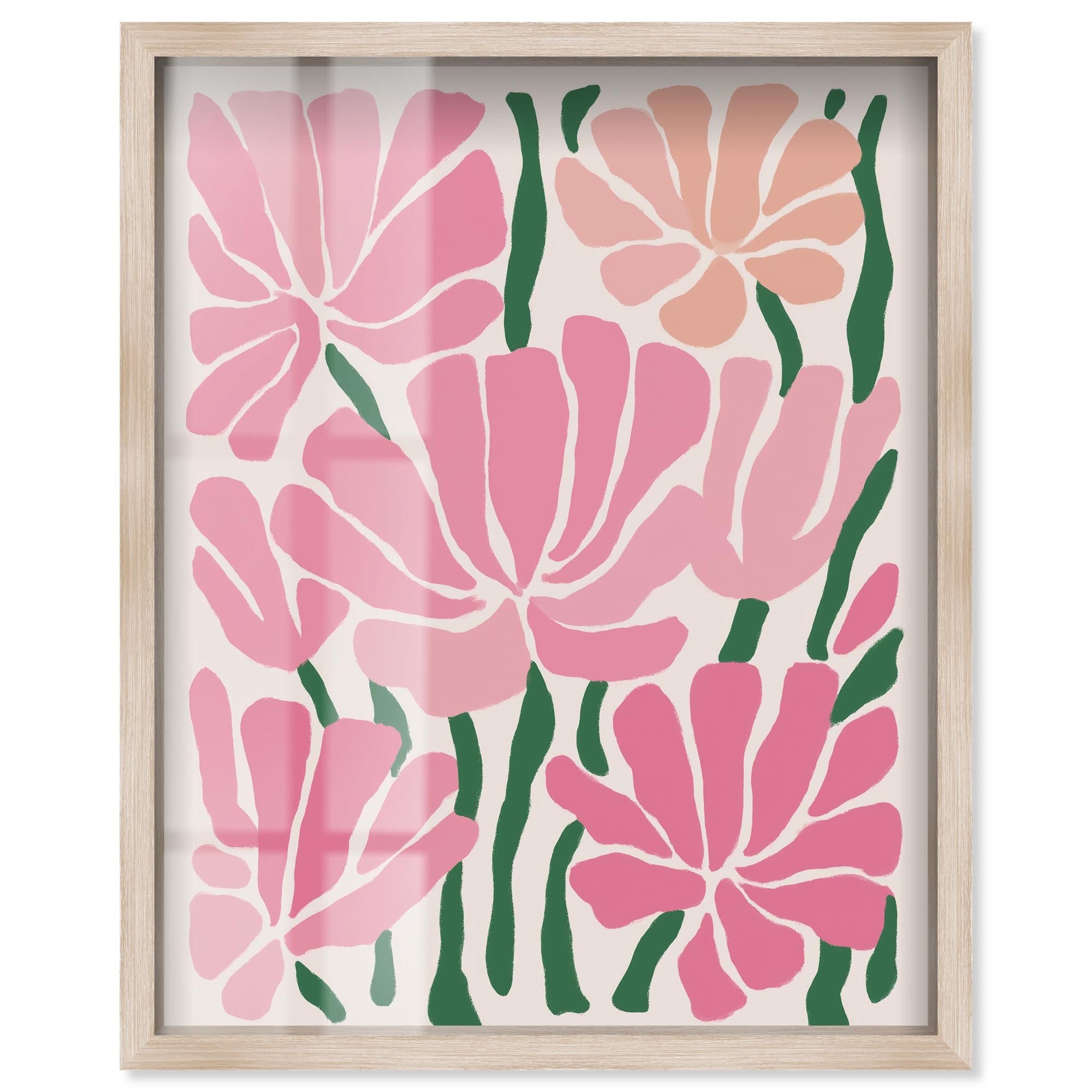 Wall Garden II Boho Decor Shadowbox Print by Art Remedy