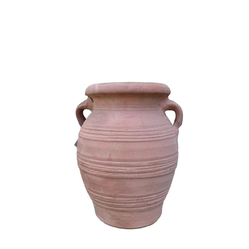 Terracotta Tapered Decorative Standing Vase - 39.25"