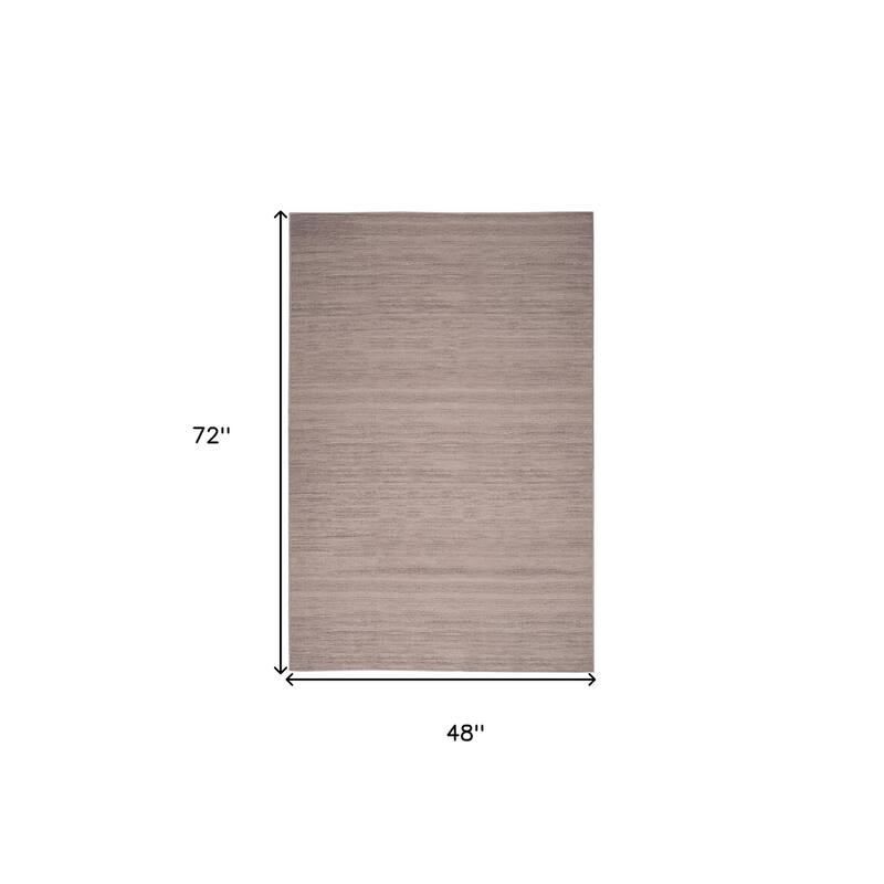 Geyu Power Loomed Abstract Modern Low Pile Area Rug By HomeRoots - 72' X '48' X '0.25